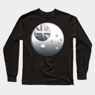 Chrome Australian Flag Long Sleeve T-Shirt